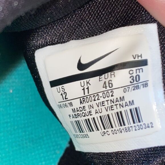 2018 Nike Mens Running Renew Rival Shield Sneakers  AR0022-002 Size 12 - Picture 11 of 12